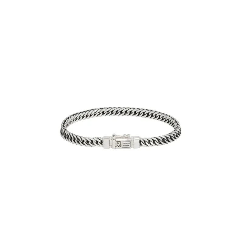 Buddha to Buddha Herren Armband Esther Mini Silber 21cm