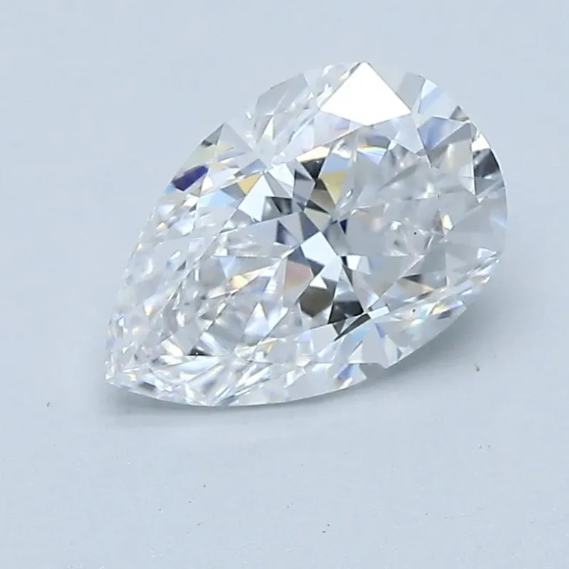 1 Carat Pear - Natural Diamond - 1.35 - D - VS2 - G - G - Diamonds By Rothschild