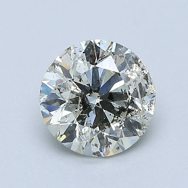 1 Carat Round - Natural Diamond - 1.17 - J - I1 - VG - VG - G - Diamonds By Rothschild