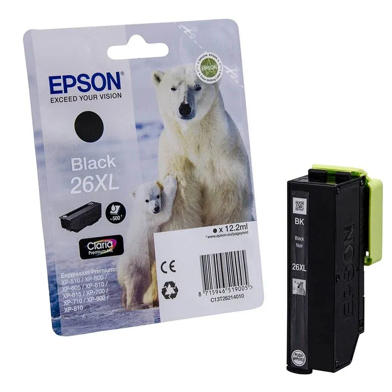 EPSON 26XL / T2621XL schwarz Druckerpatrone