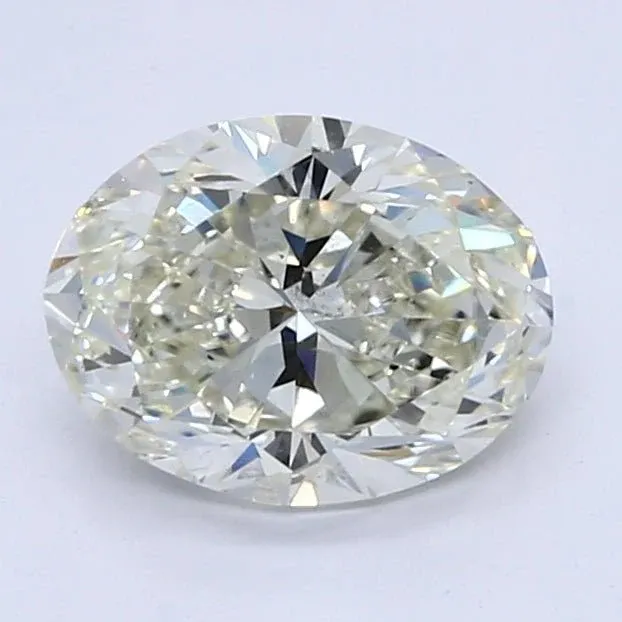 1.5 Carat Oval - Natural Diamond - 1.51 - K - SI1 - VG - EX - VG - Diamonds By Rothschild