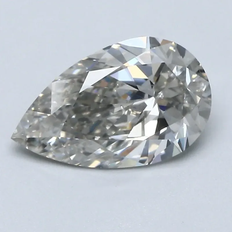 1.5 Carat Pear - Natural Diamond - 1.51 - H - SI1 - VG - EX - VG - Diamonds By Rothschild