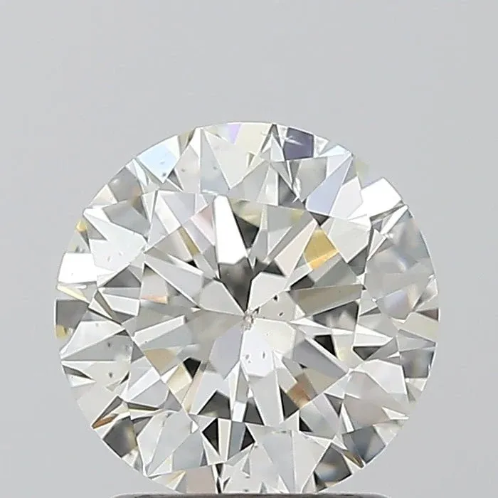 1.5 Carat Round - Natural Diamond - 1.5 - J - SI1 - EX - EX - EX - Diamonds By Rothschild