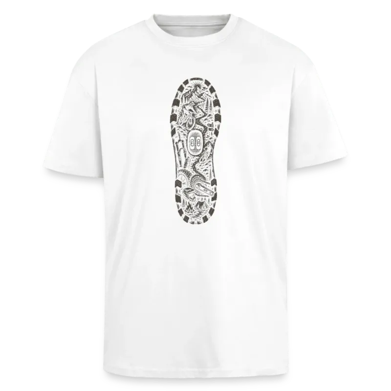 Spreadconnect Oversized Heavyweight Unisex T-Shirt Weiß / XS MTB ADVENTURES - Oversized Heavyweight Unisex T-Shirt E-Bike-Community