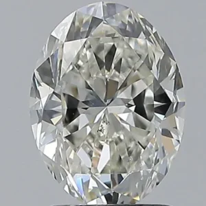 2 Carat Oval - Natural Diamond - 2 - I - SI2 - VG - EX - EX - Diamonds By Rothschild