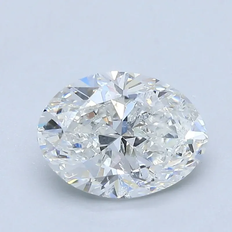 2 Carat Oval - Natural Diamond - 2.01 - F - SI2 - VG - VG - Diamonds By Rothschild
