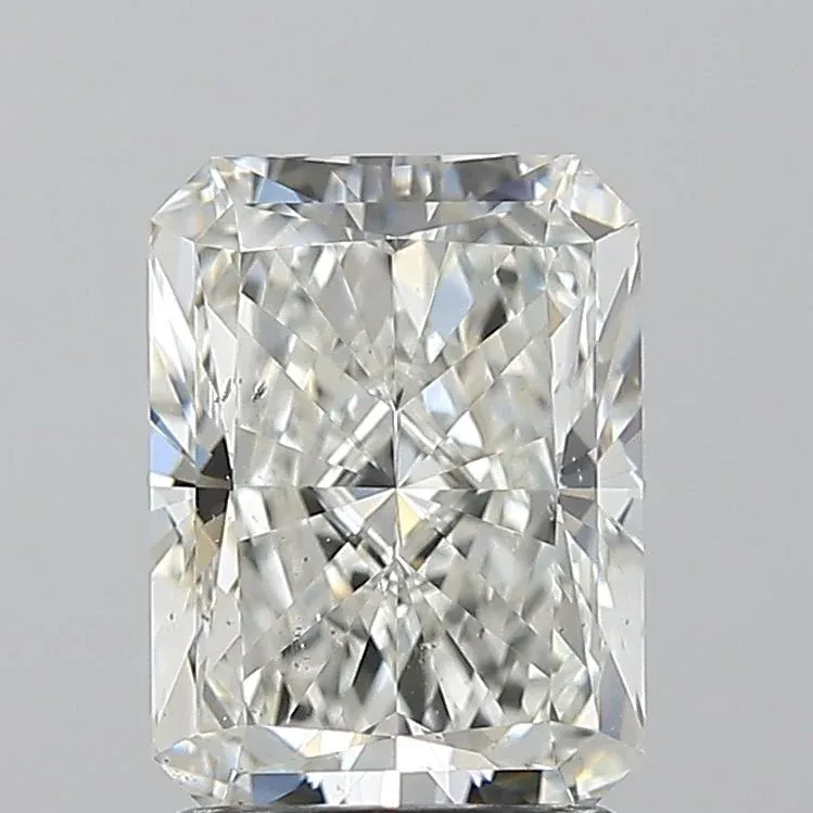 2 Carat Radiant - Natural Diamond - 2.01 - H - SI1 - EX - EX - Diamonds By Rothschild