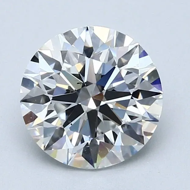 2 Carat Round - Natural Diamond - 2 - D - VS2 - EX - EX - EX - Diamonds By Rothschild