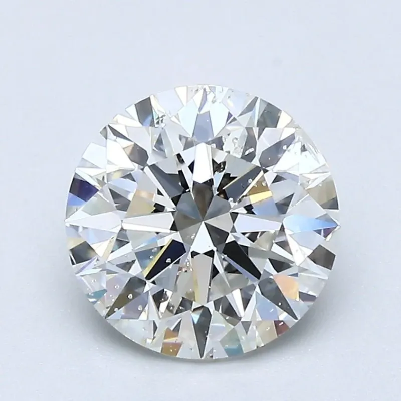 2 Carat Round - Natural Diamond - 2.01 - G - I1 - EX - EX - EX - Diamonds By Rothschild