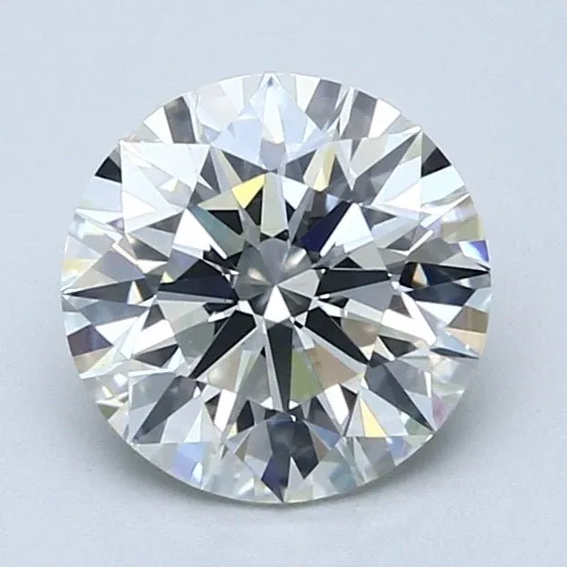 2 Carat Round - Natural Diamond - 2.03 - I - SI1 - EX - EX - EX - Diamonds By Rothschild