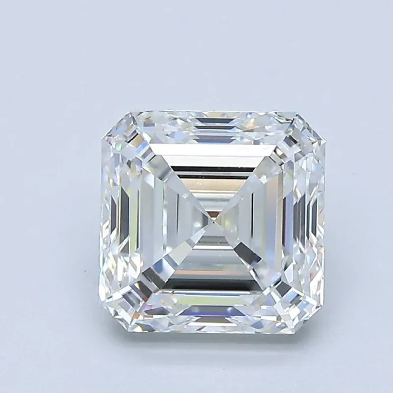 2.5 Carat Asscher - Natural Diamond - 2.52 - F - VVS2 - EX - EX - Diamonds By Rothschild