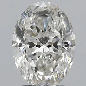 2.5 Carat Oval - Natural Diamond - 2.5 - F - SI1 - VG - EX - EX - Diamonds By Rothschild