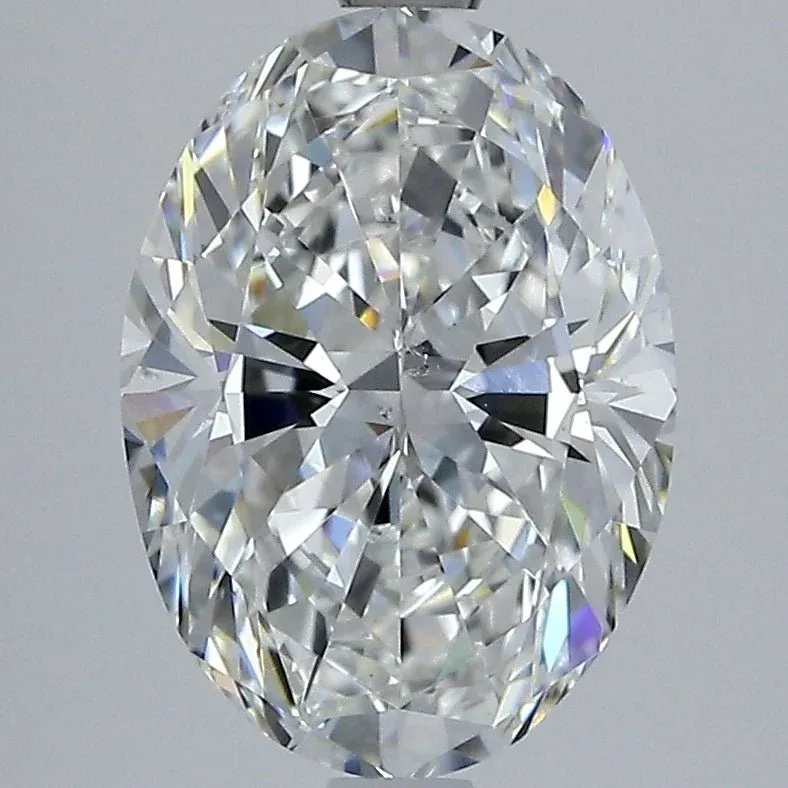 2.5 Carat Oval - Natural Diamond - 2.75 - F - SI1 - VG - EX - VG - Diamonds By Rothschild