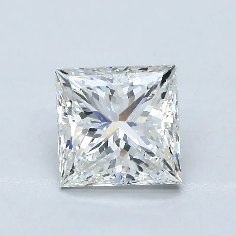 2.5 Carat Princess - Natural Diamond - 2.51 - H - SI1 - VG - EX - EX - Diamonds By Rothschild