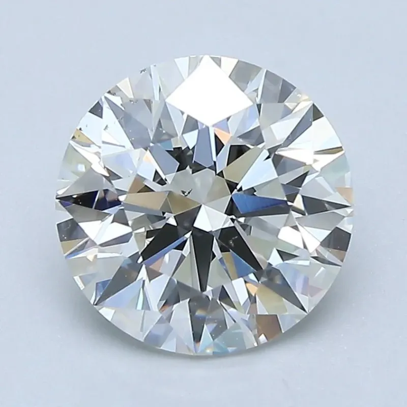2.5 Carat Round - Natural Diamond - 2.5 - H - VS2 - EX - EX - EX - Diamonds By Rothschild
