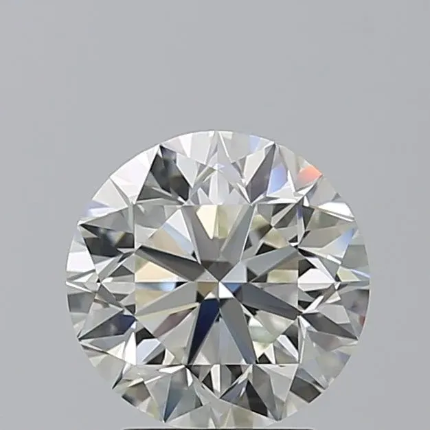 2.5 Carat Round - Natural Diamond - 2.5 - J - VS1 - VG - EX - VG - Diamonds By Rothschild