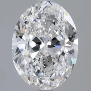 3 Carat Oval - Natural Diamond - 3 - E - SI2 - VG - EX - VG - Diamonds By Rothschild