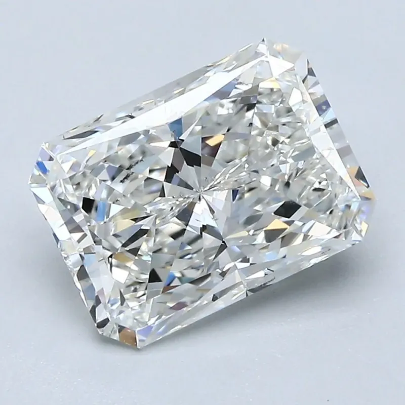 3 Carat Radiant - Natural Diamond - 3.01 - G - Slightly Included - VG - EX - VG - Diamonds By Rothschild
