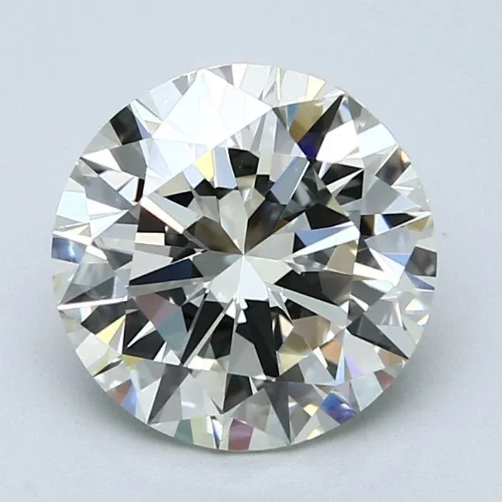 3 Carat Round - Natural Diamond - 3 - K - SI2 - EX - EX - EX - Diamonds By Rothschild