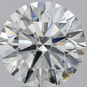 3 Carat Round - Natural Diamond - 3.35 - J - SI2 - EX - EX - EX - Diamonds By Rothschild