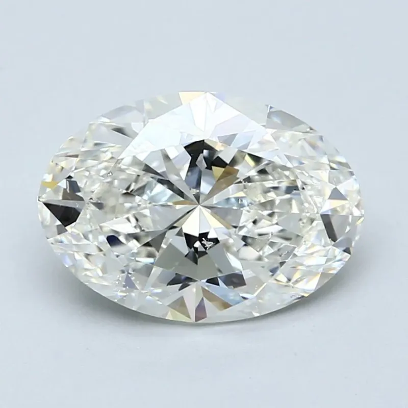 3.5 Carat Oval - Natural Diamond - 3.52 - J - SI1 - VG - EX - EX - Diamonds By Rothschild