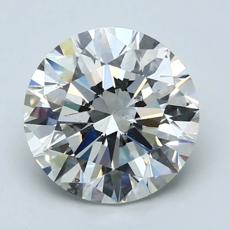 5 Carat Round - Natural Diamond - 5.01 - G - SI2 - EX - EX - EX - Diamonds By Rothschild