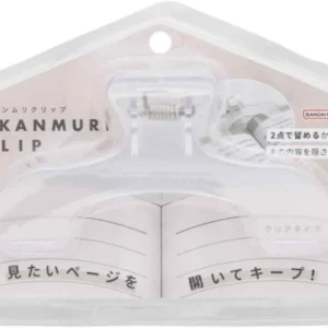 Sun-Star UKANMURI CLIP Versatile Crown Page Holder Watery Clear