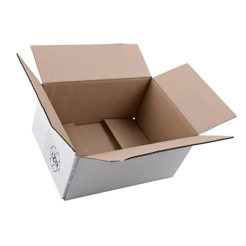 20 Nestler Wellpapp-Faltkartons 1-wellig weiß 31,5 x 22,5 x 15,7 cm Außenmaß