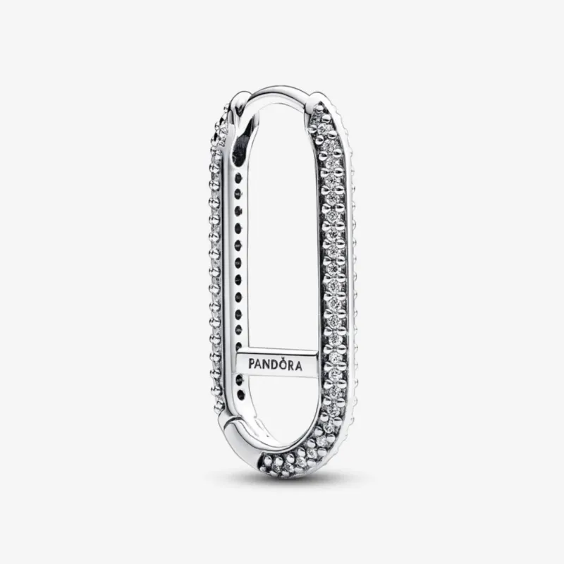 Pandora ME Verlängerter Pavé-Link Einzelner Ohrring für Damen