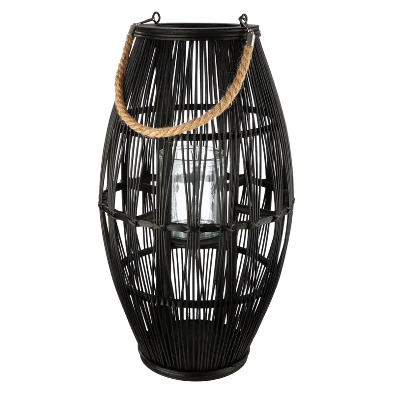 Windlicht – Kegel Form, Glas Einsatz, 60cm Höhe - Yantai | Gilde
