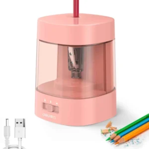 DELI 68659 Electric Pencil Sharpener USB & Battery Operated