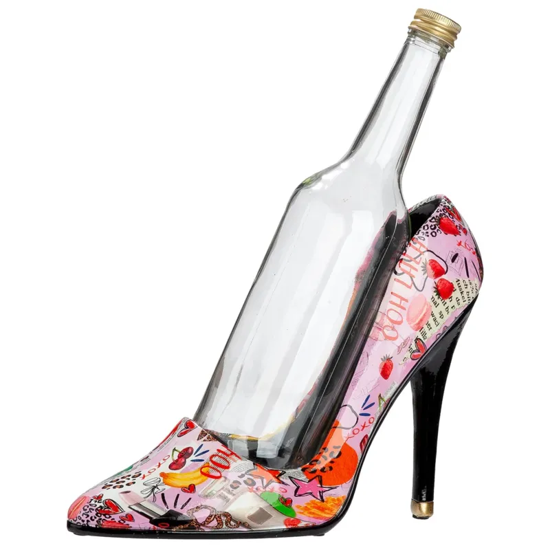 Flaschenhalter – Kunstharz Material, High Heel Design, Mehrfarbige Optik - Ooh Lala | Gilde