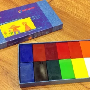 Wachsmalblöcke 12er-Karton-Etui Stockmar - Polly Paper