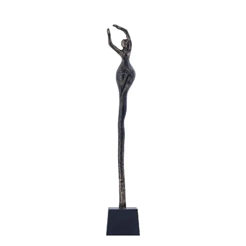 Statue – Frauen Design, Aluminium Material, Antik Messing, A – Ciwan | PTMD