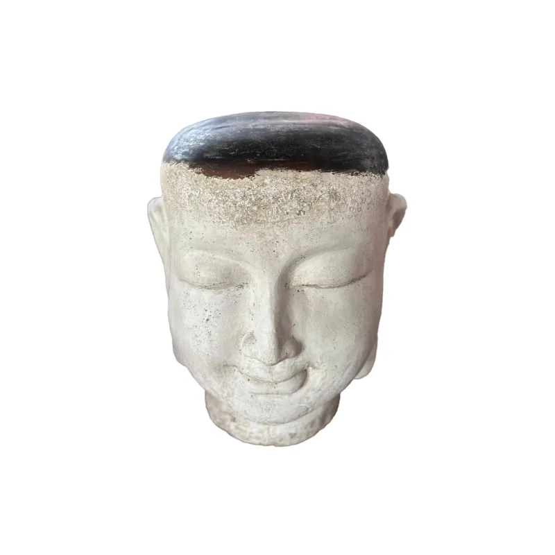 Statue – Buddha Design, GRC Material, Weiß – Makayla | PTMD
