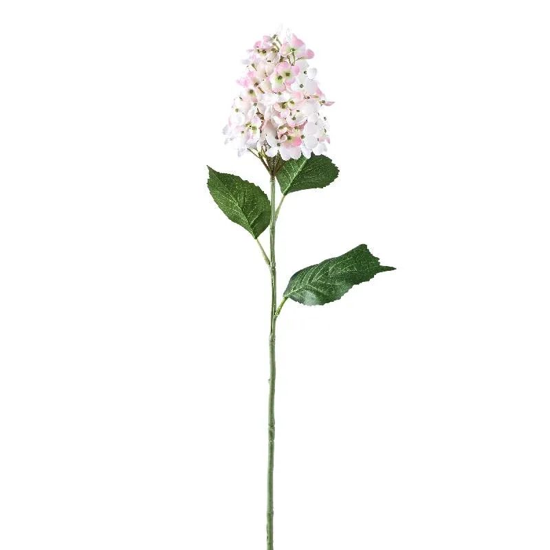 Hortensienblume – Rosafarbener Hortensienzweig aus Stoff und Kunststoff | PTMD