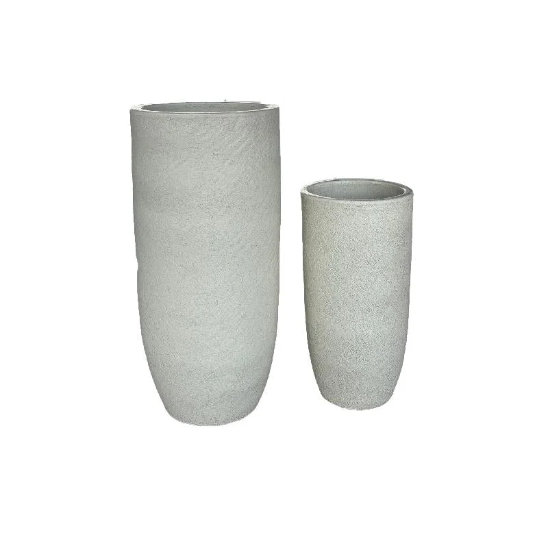 Topf – Glasiertes Design, Runde Form, Keramik Material, Weiß – Dezzel | PTMD
