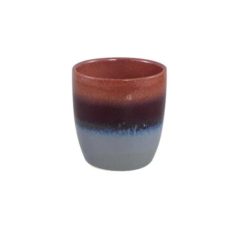 Topf – Glasur Finish, Keramik Material, Modernes Design, Lila, L - Braxton | PTMD