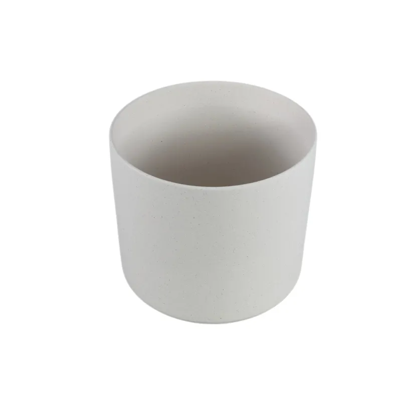 Blumentopf – Weiße Oberfläche, Runde Form, Keramik Material, XS – Fatima | PTMD