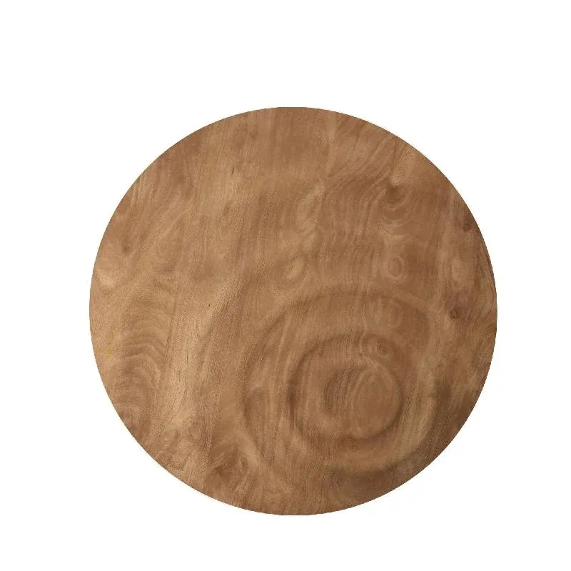 Wandpaneel – Natürliches Design, Runde Form, Mangoholz Material, Hellbraun, S – Mattin | PTMD