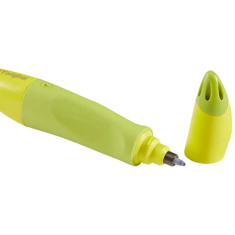 STABILO EASYoriginal Tintenroller Linkshänder limette/grün 0,5 mm, Schreibfarbe: blau, 1 St.