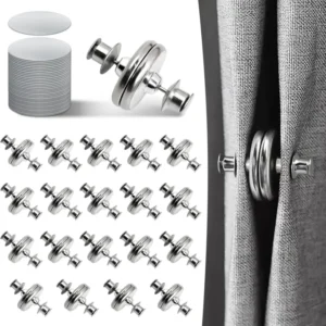 20 Pairs Curtain Magnets Magnetic Curtain Clips Buttons