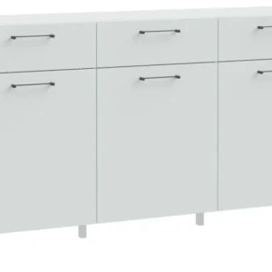 Sideboard SILBA Secret Grey 3 Türen 3 Schubladen