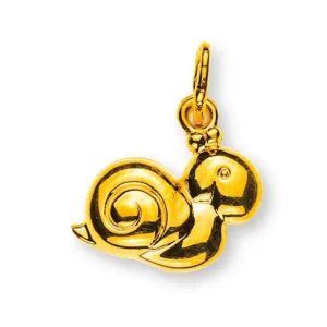 Anhänger Schnecke Gelbgold 750 poliert