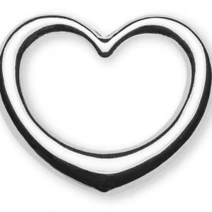 Anhänger Swinging Heart Weissgold 750 ca. 22x20mm