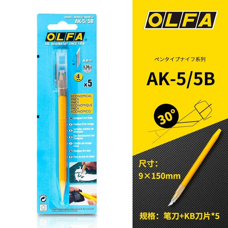 OLFA Precision Hobby Craft Graphic Art Knife Set (AK-5)