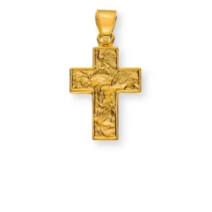 Anhänger Kreuz Gelbgold 750