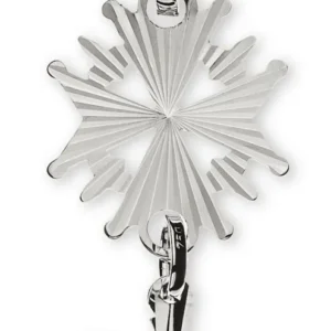 Anhänger Hugenottenkreuz Weissgold 750 diamantiert