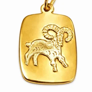 Anhänger Sternzeichen Widder Gelbgold 750