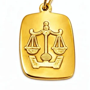 Anhänger Sternzeichen Waage Gelbgold 750